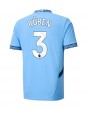 Billige Manchester City Ruben Dias #3 Hjemmedrakt 2024-25 Kortermet